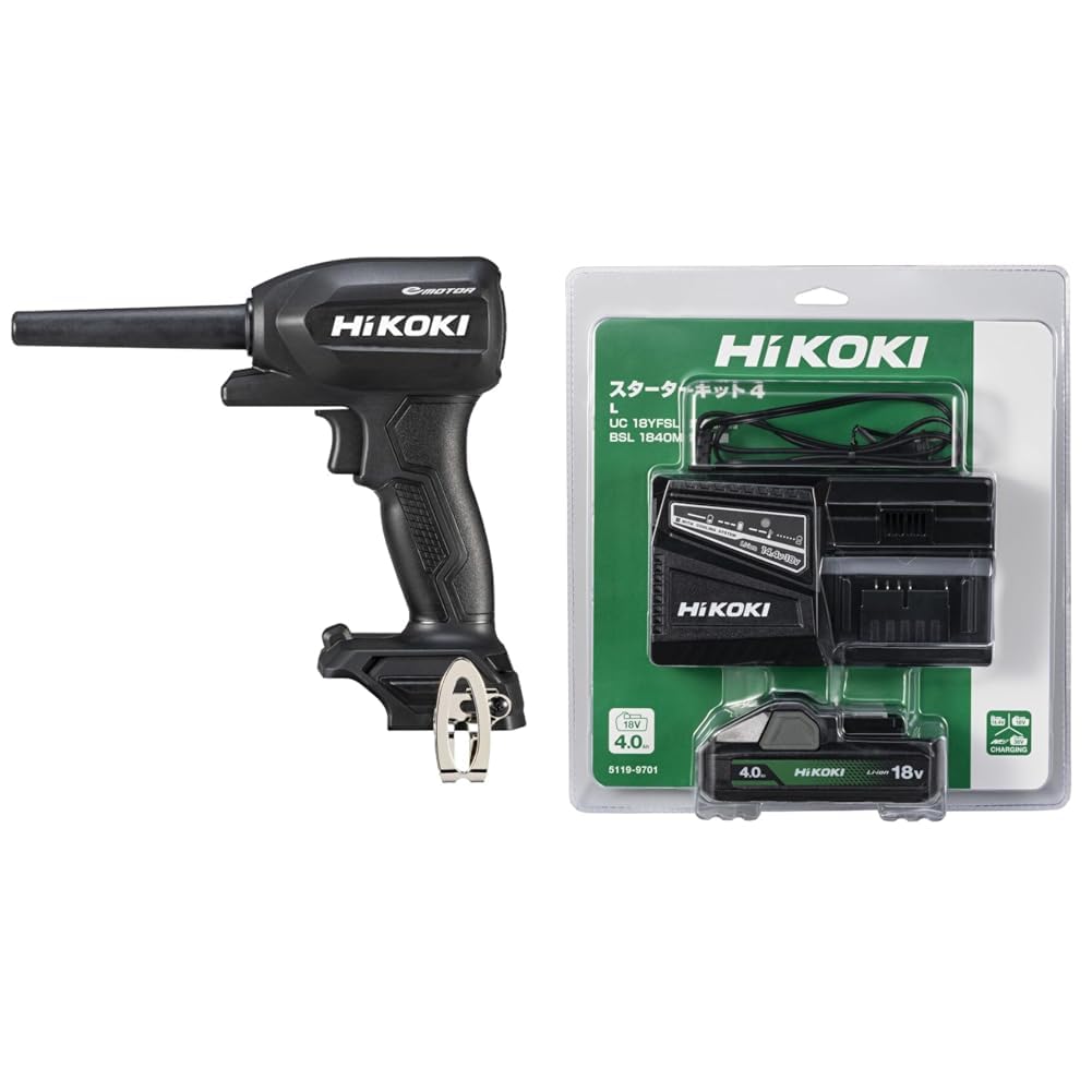 Amazon | HiKOKI(ハイコーキ) 18V充電式エアダスター RA18DA(NNBL) +